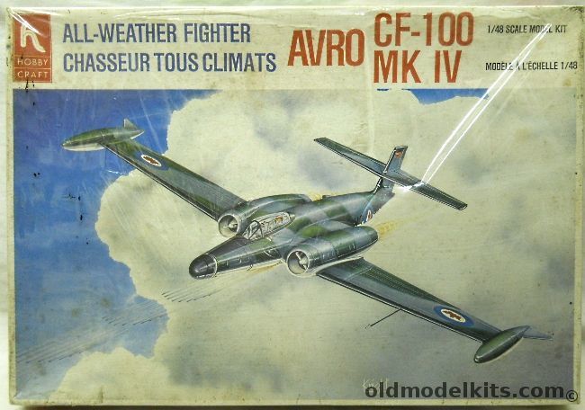 Hobby Craft 1/48 Avro CF-100 MK IV All-Weather Fighter, HC1650 plastic model kit